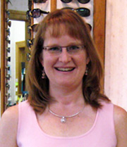 Optician Jennifer Williams